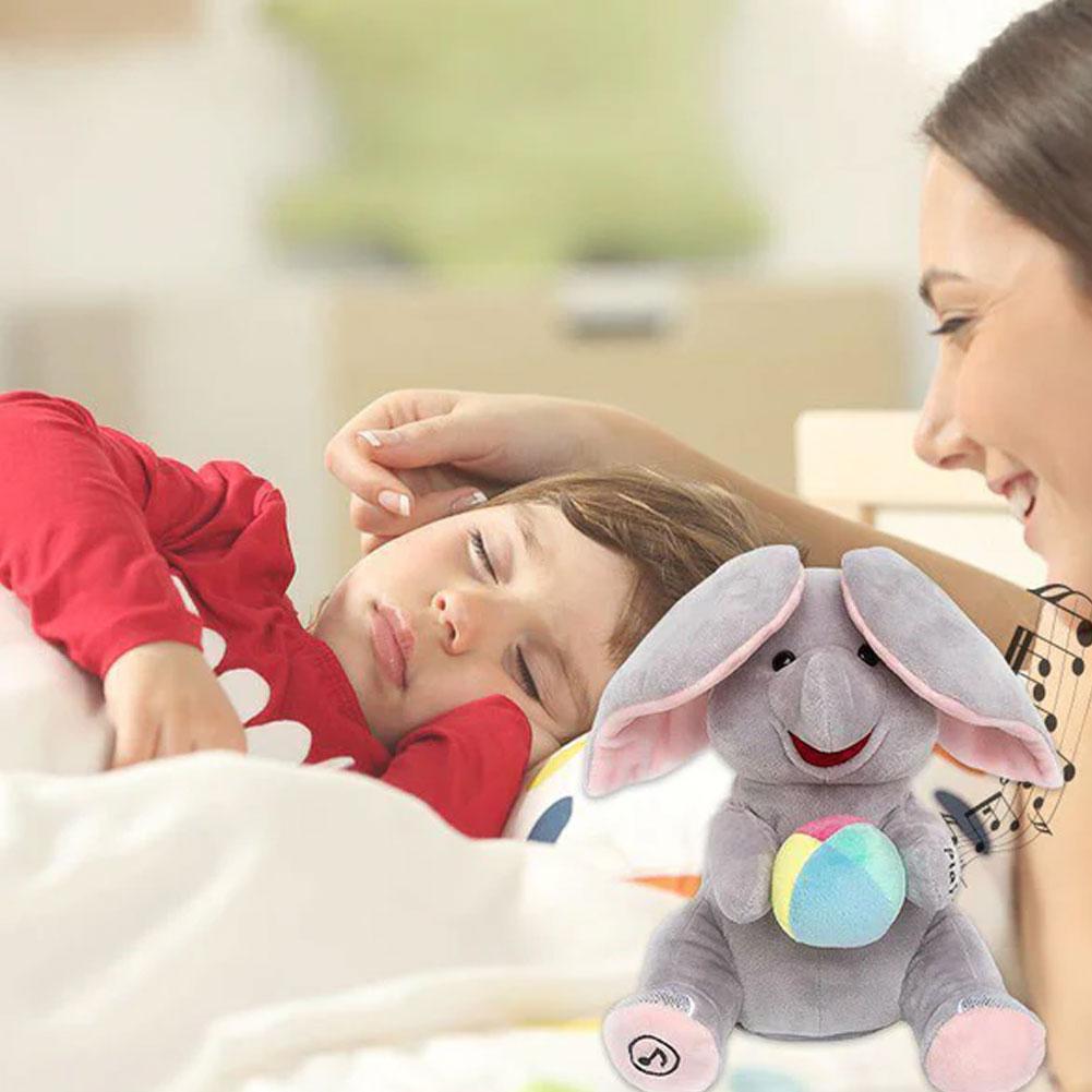 かくれんぼ象のぬいぐるみ赤ちゃんインタラクティブ歌う音楽玩具 - Kids Toys Elephant のレビューと価格