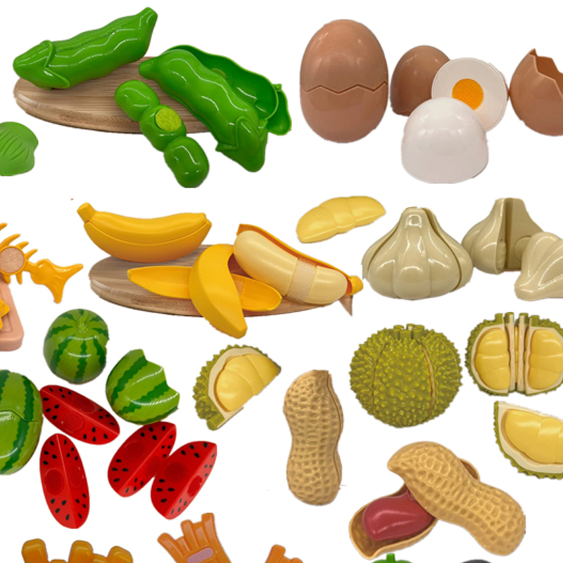 モンテッソーリ教育玩具,家の減圧,材料の確認,野菜,果物,魚 - Kids Toys Kitchen のレビューと価格