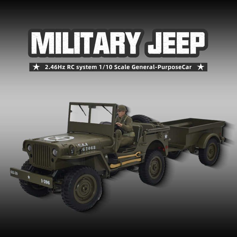JJRC C8815 RCカー 1941年製ジープ・ウィリス - Kids Toys Under $10 のレビューと価格