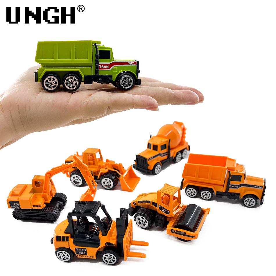 UNGH 6 個合金ダイキャストエンジニアリング車モデル黄緑 - Kids Toys 10 Year Old のレビューと価格