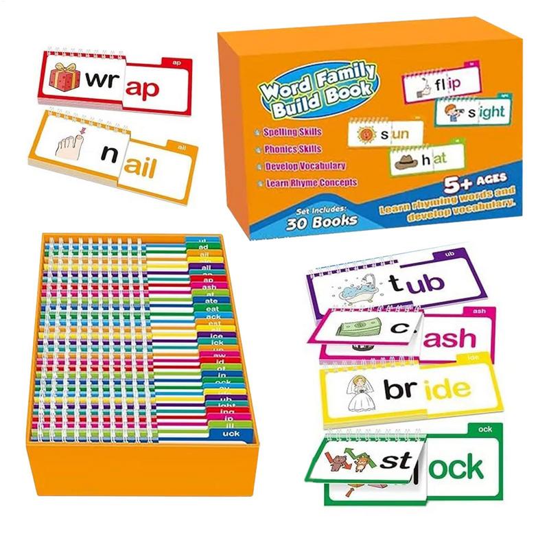 新しい読書本 30冊 読んで韻を踏む ビルドブック 単語ファ - Educational Flash Card のレビューと価格