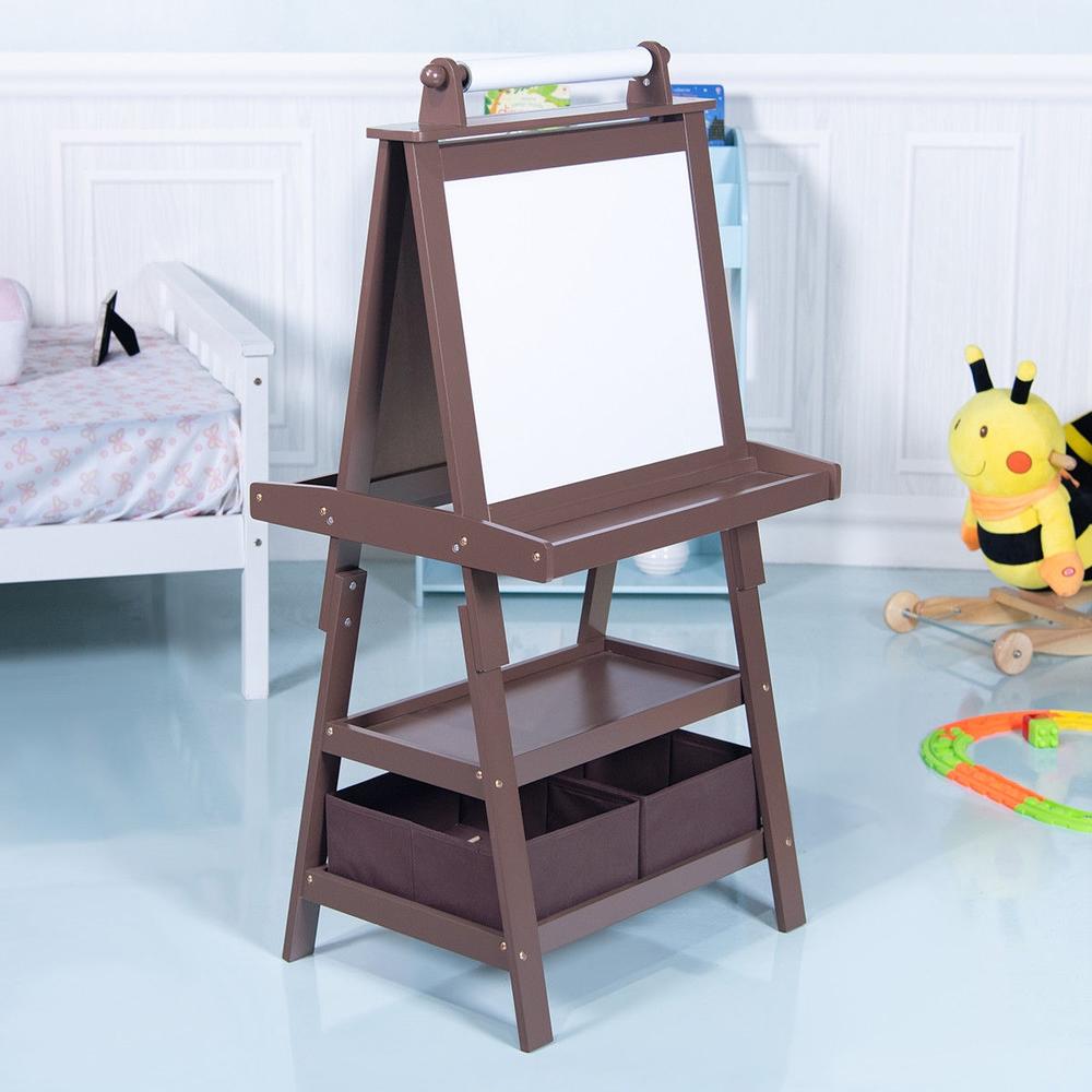 子供用スタンディングアートイーゼル（収納ボックス2個付き） - Kids Art Easel のレビューと価格