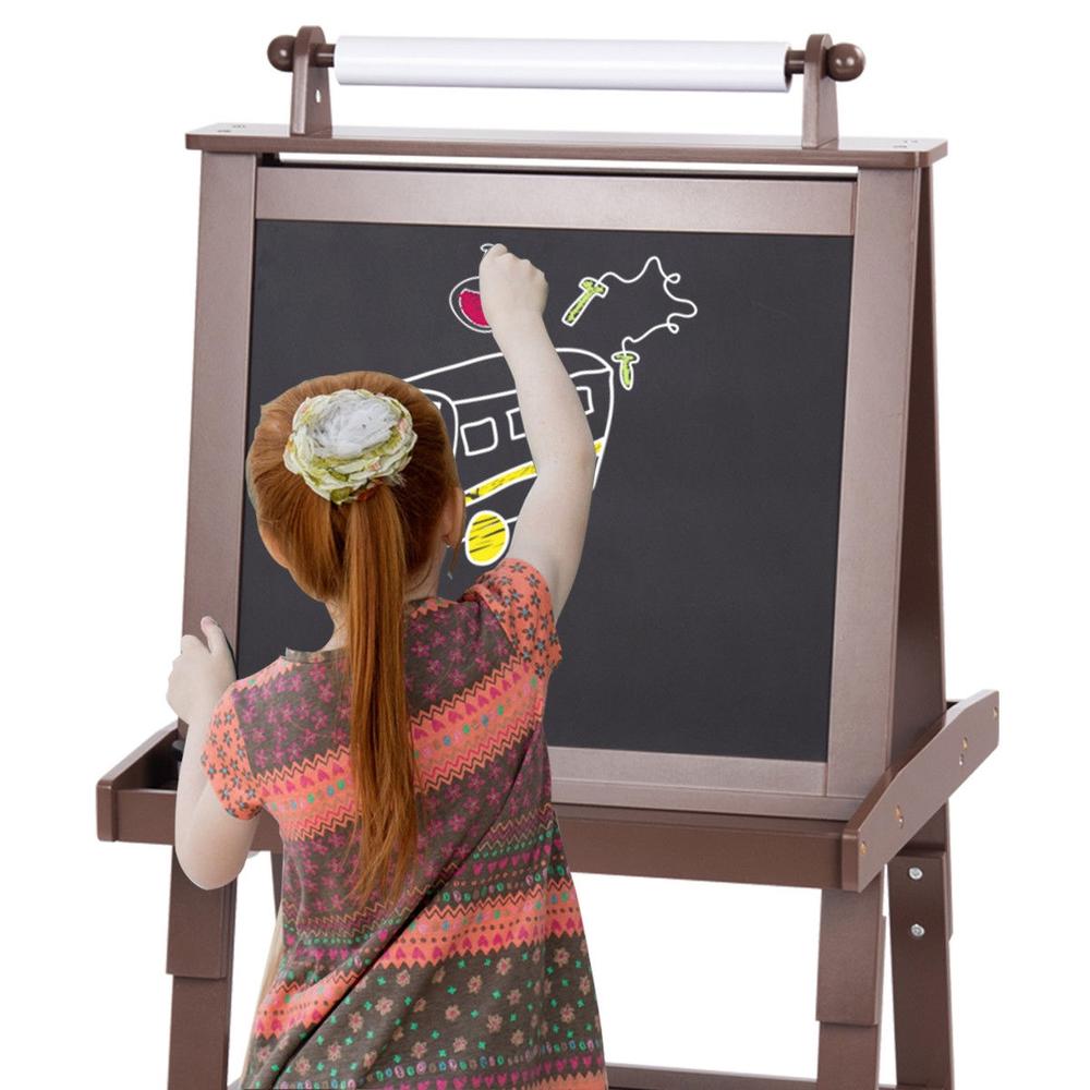 子供用スタンディングアートイーゼル（収納ボックス2個付き） - Kids Art Easel のレビューと価格