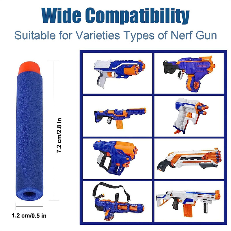 1000-50個 ブルー ワンホールダーツ リフィルフォーム - Foam Dart Gun のレビューと価格