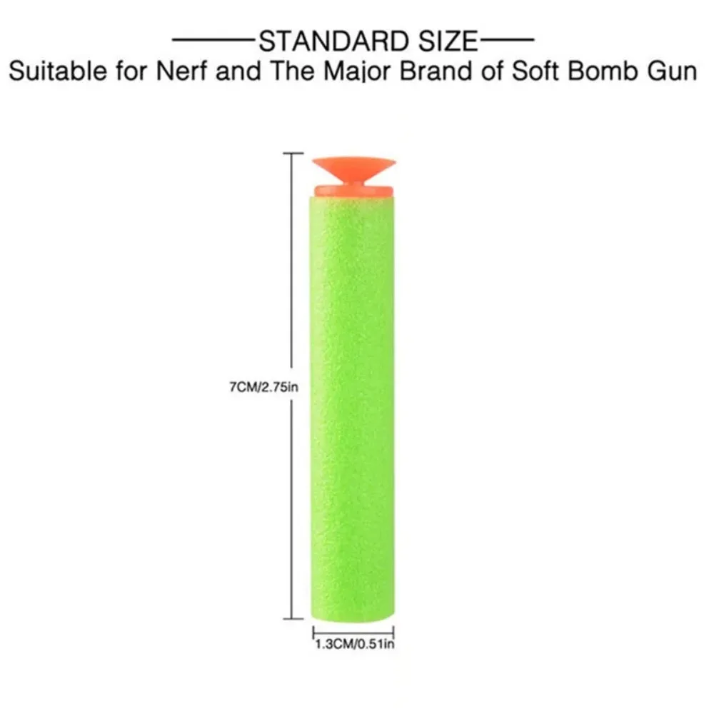 7.2 センチメートル 100/1000 個ダーツ吸引ダーツ - Foam Dart Gun のレビューと価格