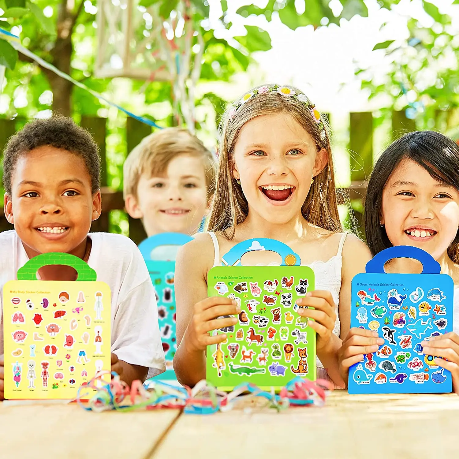 子供再利用可能なステッカーブック複数のシナリオ漫画 DIY  - Kids Toys 10 Year Old のレビューと価格