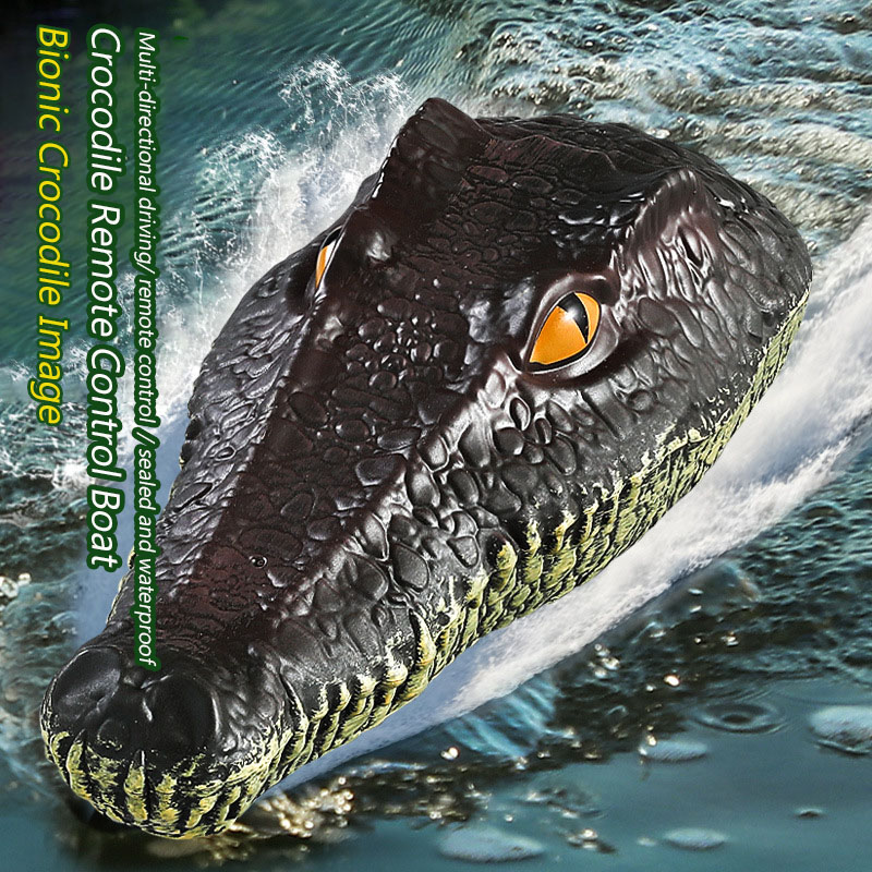 リアルなワニとパイソンのRCボート - 2.4GHz防水リモ - Kids Toys Under $10 のレビューと価格
