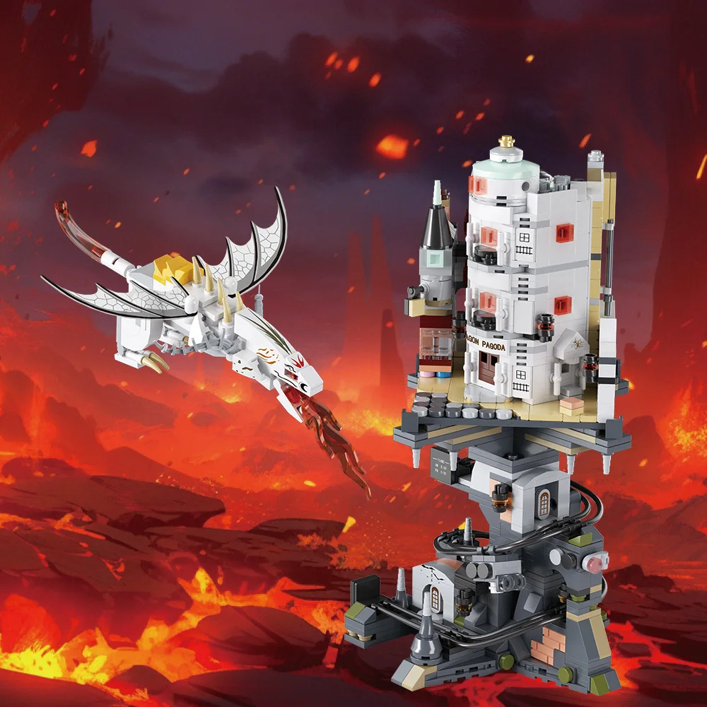 ビルディングブロック,魔法の世界のドラゴンモック,ビルディン - Sandbox Play Set のレビューと価格