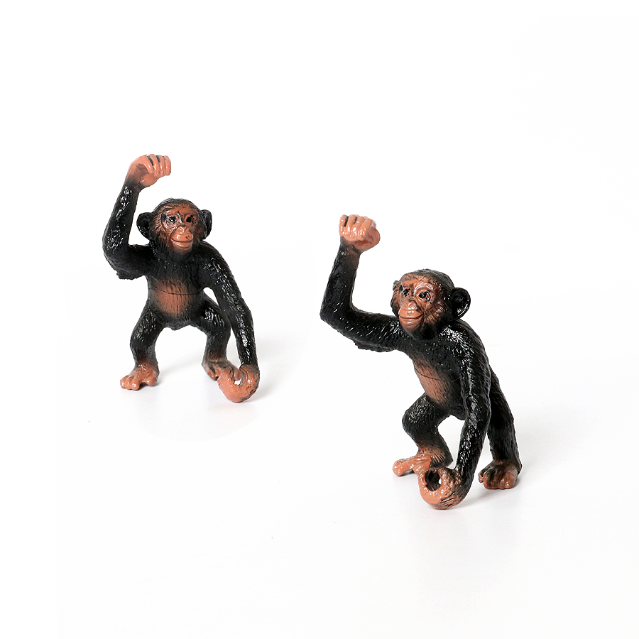 子供のための動物の置物,動物のおもちゃ,猿,ゴリラ,サル,チ - Sandbox Play Set のレビューと価格