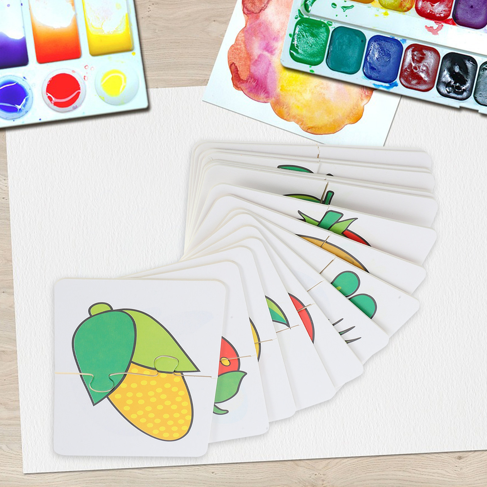1 セット果物野菜カードセット幼児用早期教育カード子供用遊具 - Educational Flash Card のレビューと価格