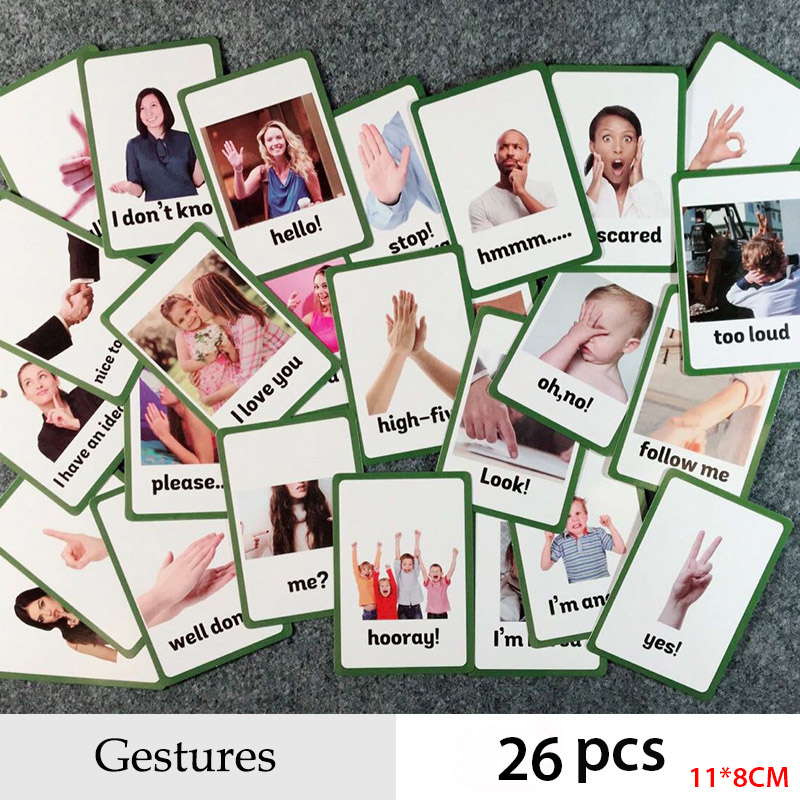 前置詞とジェスチャーシリーズ英単語フラッシュカード子供学習カ - Educational Flash Card のレビューと価格
