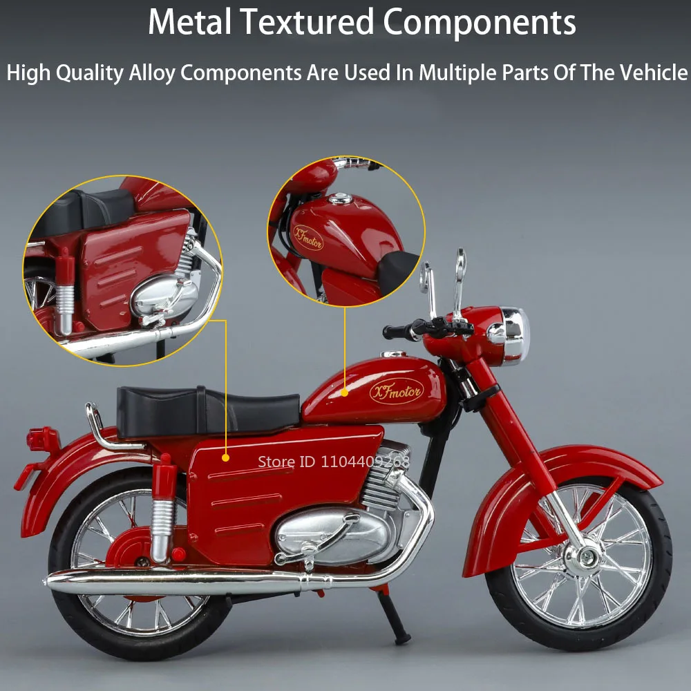 1:10 スケール XF250 オートバイモデルおもちゃの車 - Kids Toys Under $10 のレビューと価格
