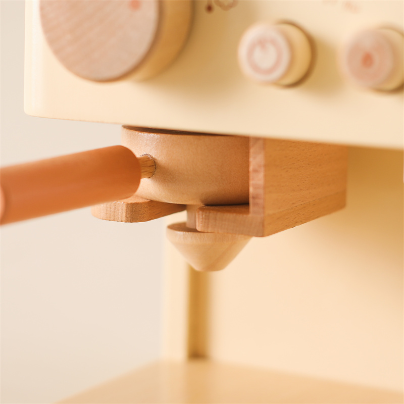 子供木製モンテッソーリおもちゃセット子供コーヒーマシンキッチ - Kids Toys Kitchen のレビューと価格