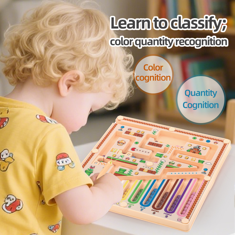 子供向けの磁気迷路高度パズル玩具。数学的思考、論理的思考、認 - Kids Toys Deals のレビューと価格